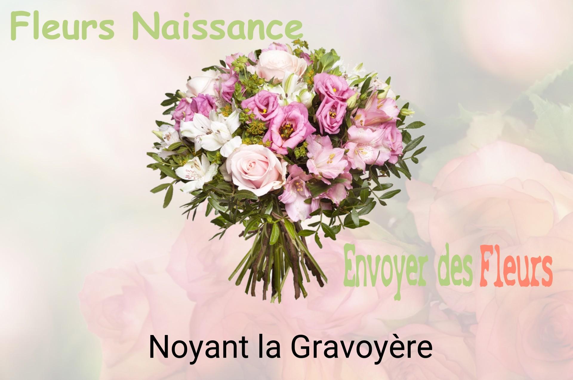 Bouquet de fleurs de naissance livré à Noyant-la-Gravoyère